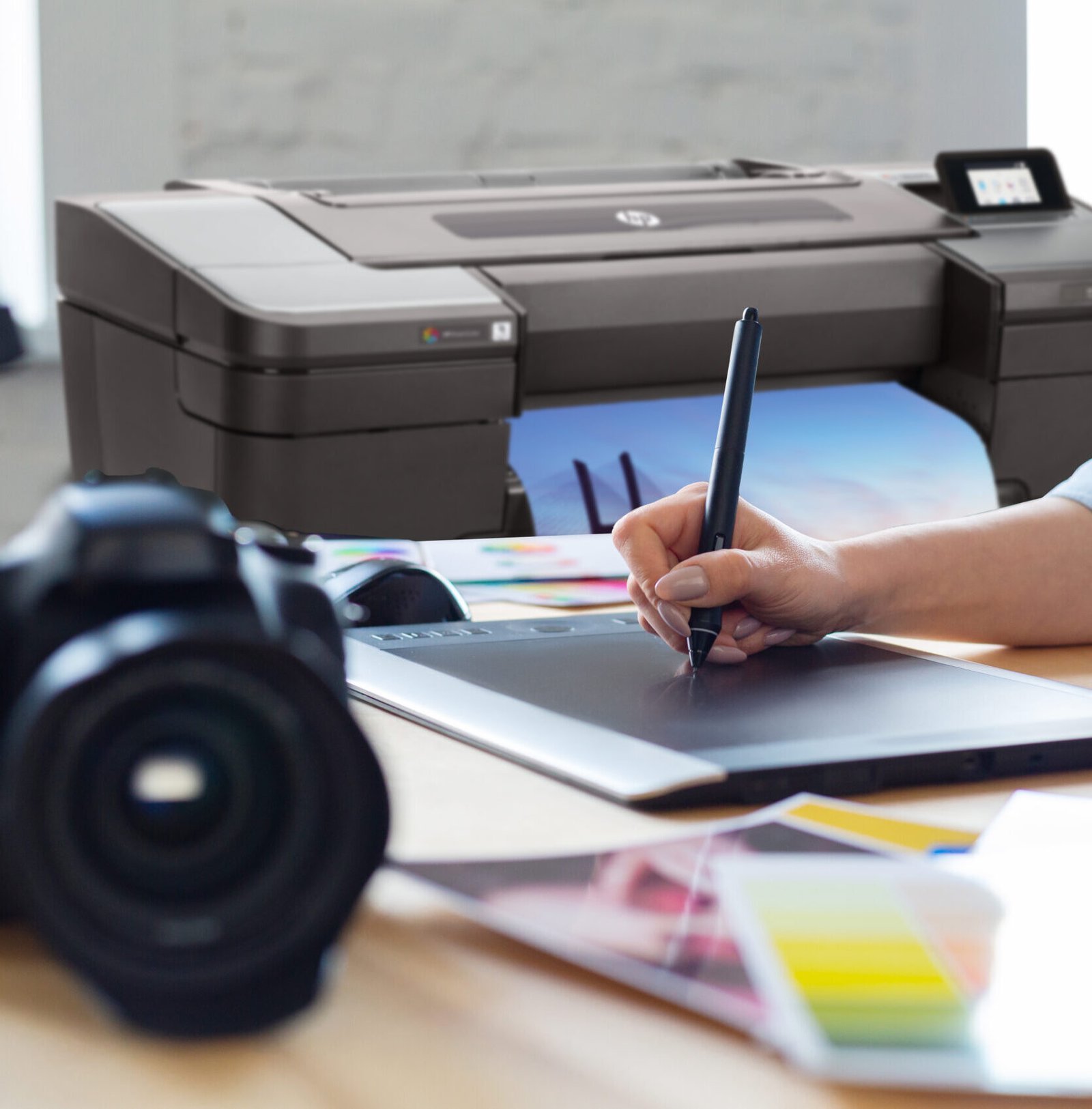 Plotter compacto para oficina