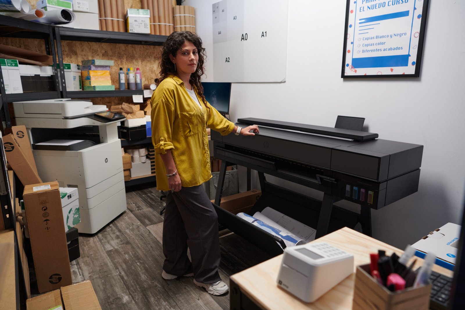 Plotter compacto para oficina