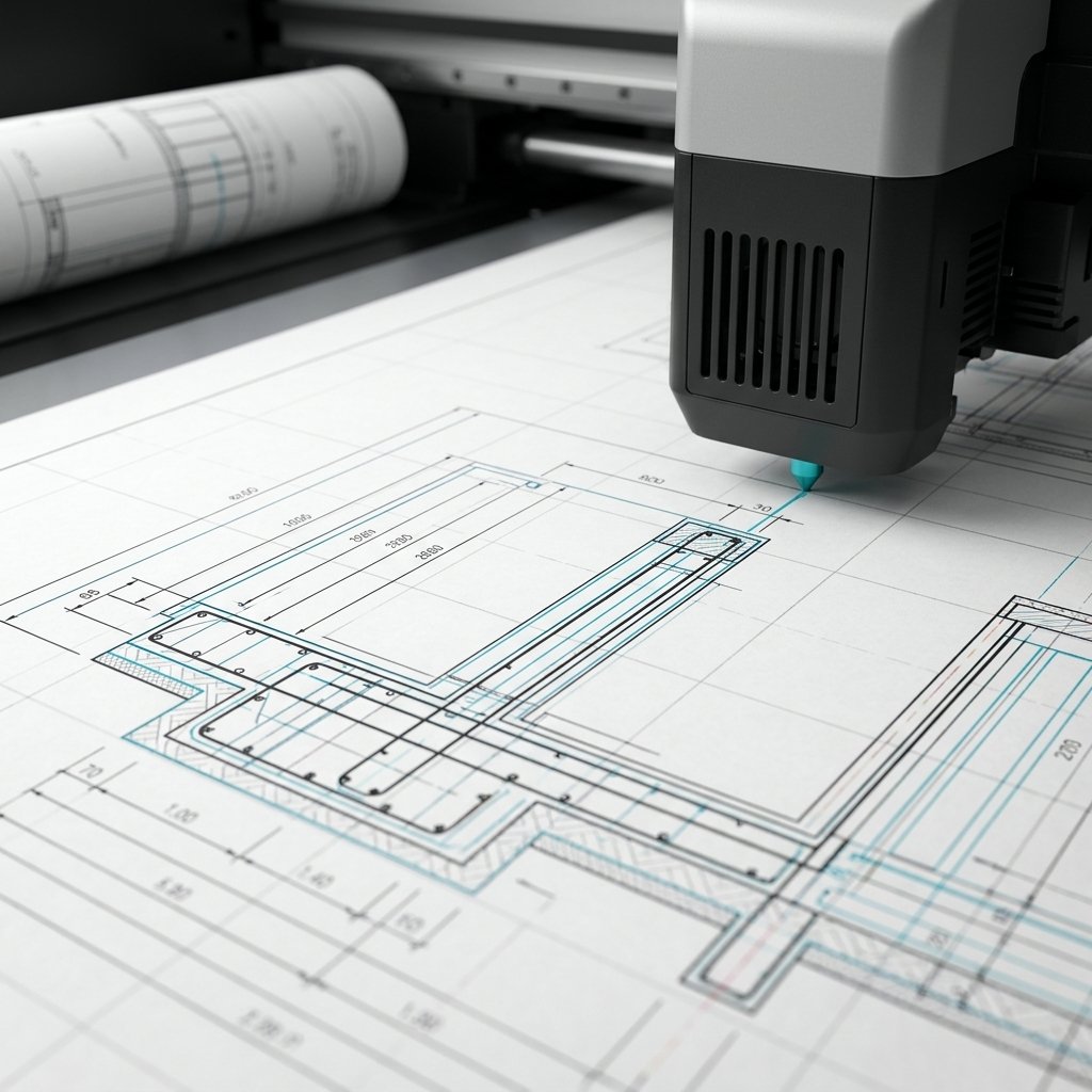 Plotter compacto para oficina